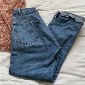 Reworked Levi’s jeans medium wash